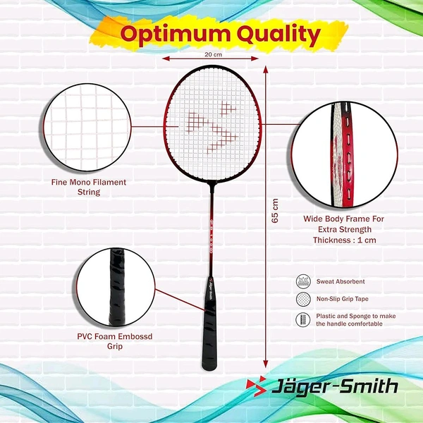 Brand: Jager-Smith3.8 3.8 out of 5 stars (998)Jager-Smith PB 1000 Combo & Featherlite 2 (Pack of 3) Feather Shuttles with Steel Shaft & Full Body Cover