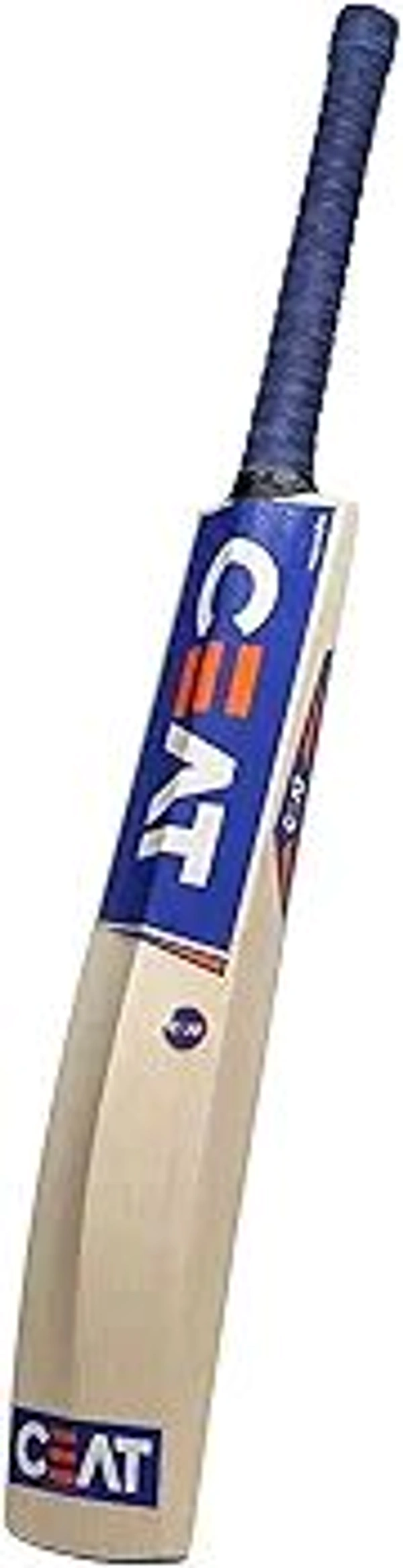 Ske Solid Popular Willow Cricket Bat for All Tennis Balls (Natural, Full Size), Wood, Multicolour (Cricket Bat with Cover)