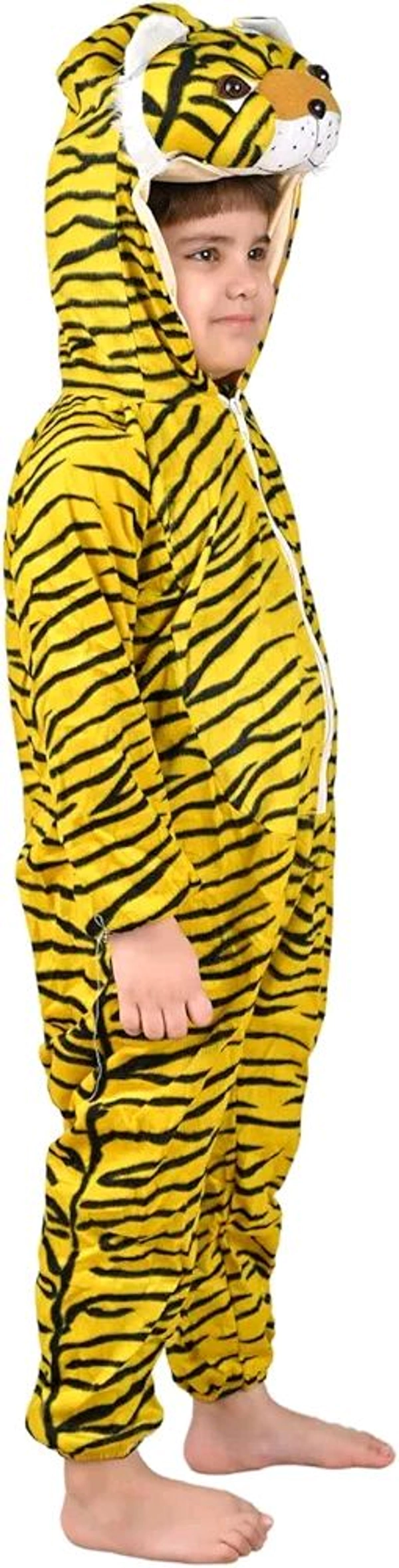 BookMyCostume Tiger Bagh Animal Kids Fancy Dress Costume | Indian 4-5 years