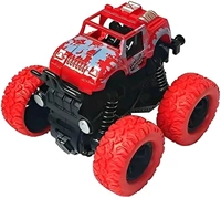 GRAPHENE Friction Powered Monster Truck Toy, Push & Go 4WD Off-Road Car for Kids, Amazing Stunts, All-Terrain Grip, Vibrant Colors, for Boys & Girls, Birthday, Christmas, Fun Play