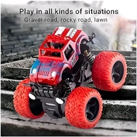 GRAPHENE Friction Powered Monster Truck Toy, Push & Go 4WD Off-Road Car for Kids, Amazing Stunts, All-Terrain Grip, Vibrant Colors, for Boys & Girls, Birthday, Christmas, Fun Play