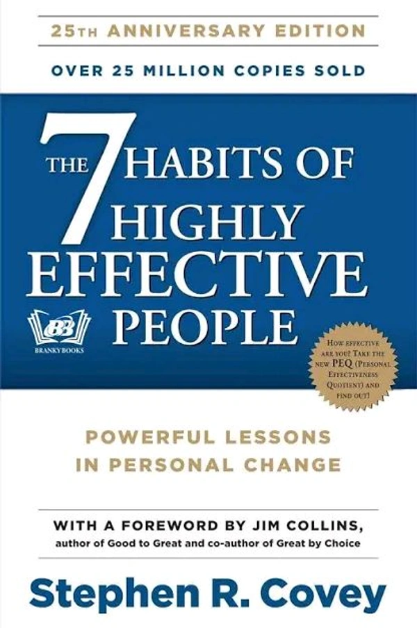 BRANKY BOOK "The 7 Habits of Highly Effective People" - Self Help Book for, Teens, and Young Adults in English
