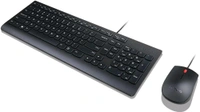 Lenovo Essential Wired Combo - Wired Keyboard and Mouse Set - USB - Black