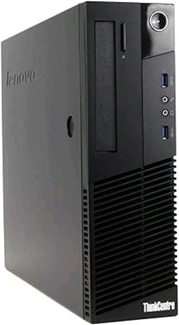 ) Lenovo ThinkCentre Desktop Computer PC (Intel Core i52600/ 8GB RAM/ 256SSD10 Pro/ MS Office/ Intel HD Graphics/ USB/ Ethernet/WiFi), Black