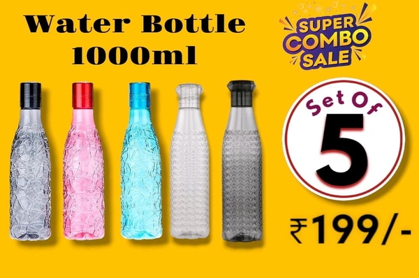 1000 Ml Water Bottle Combo 