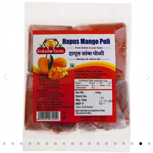 Mango Poli (Aam Papdi)
