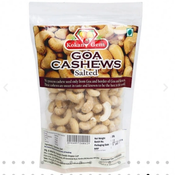 Goa Cashews Salted