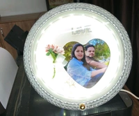 Custom Photo Frame With Colourful Lightnings Best For Gift