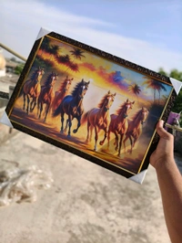7 Horses Photo Frame 