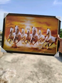 7 Horses Photo Frame 
