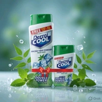 Dermi Cool Powder With Neem And Tulsi 150g + 60g