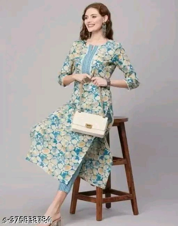Kurta 4u Fashion Cotton Kurta Set - Size