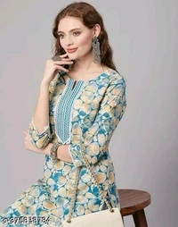 Kurta 4u Fashion Cotton Kurta Set - Size
