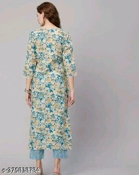 Kurta 4u Fashion Cotton Kurta Set - Size