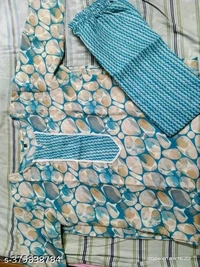 Kurta 4u Fashion Cotton Kurta Set - Size