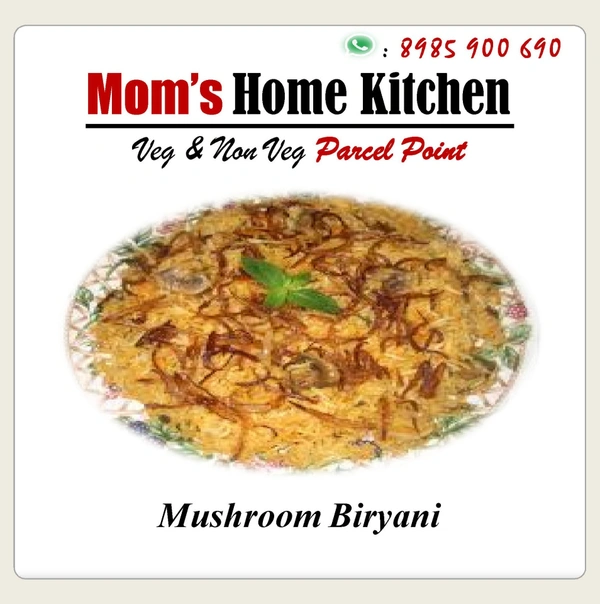 Mom's Mushroom Biryani - Full