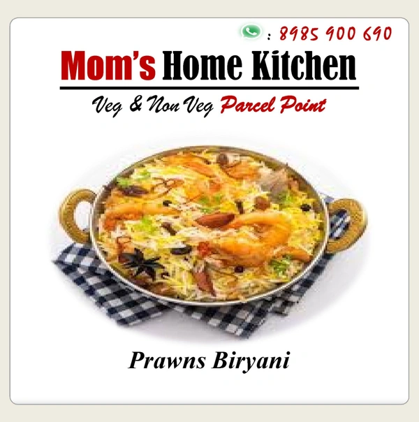 Mom's Prawns Biryani - Plate