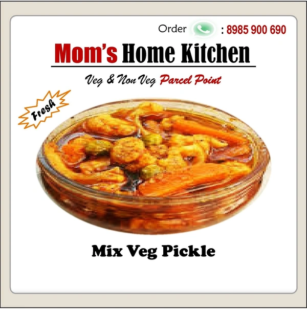 Mom's Mix Veg Pickle - 200 Grams