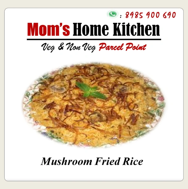 Mom's Mushroom Fried Rice - Plate