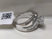 italianaa Italianaa Sterling 92.5 Silver Ring - white, 18