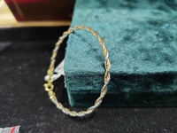 Italianaa 92.5 92.5 Silver Bracelet with twin shade - Gold and white, free