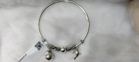 italiana  92.5 Sterling Silver bracelet for woman  - white, free
