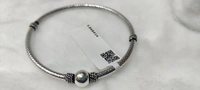 italiana  92.5 Sterling Silver Bracelet for women  - white, Free