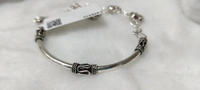 italiana  92.5 Sterling Silver woman Bracelet  - white, free
