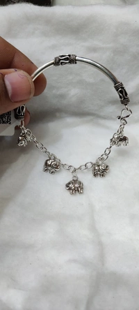 italiana  92.5 Sterling Silver woman Bracelet  - white, free