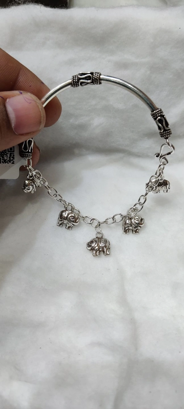 italiana  92.5 Sterling Silver woman Bracelet  - white, free