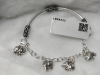 italiana  92.5 Sterling Silver woman Bracelet  - white, free
