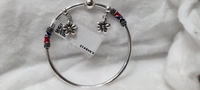 italiana  92.5 Sterling Silver bracelet for women - white, free