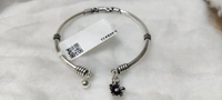 Italiana  92.5 Sterling Silver Woman's Bracelet - white, free