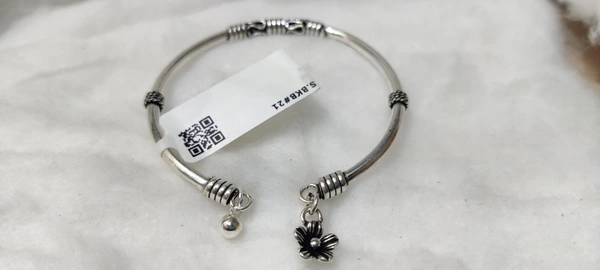 Italiana  92.5 Sterling Silver Woman's Bracelet - white, free