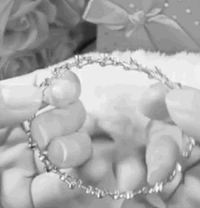 italiana 92.5 Ring Cum Bracelet - White, free Size