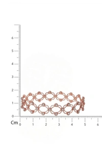 italiana 92.5 Ring cum Bracelet with Rose Gold finish the  - Rose gold, free size