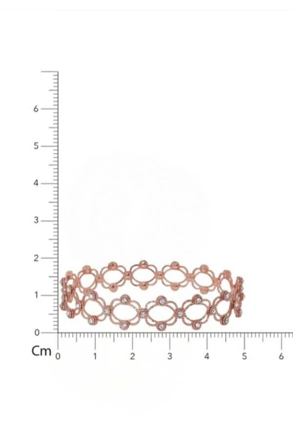italiana 92.5 Ring cum Bracelet with Rose Gold finish the  - Rose gold, free size