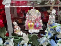 Emrald 999 Pure Silver Shri Ram Darbar idol - White
