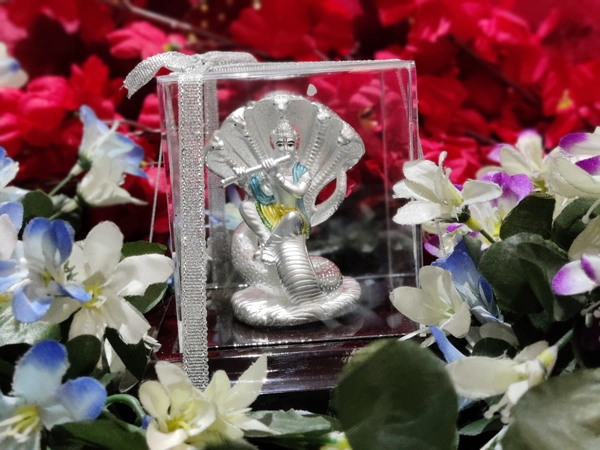 Emrald 998 Pure Krishna On Shesh Naga - White
