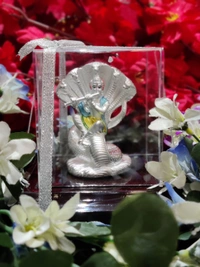 Emrald 998 Pure Krishna On Shesh Naga - White