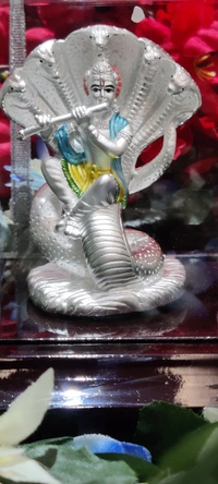 Emrald 998 Pure Krishna On Shesh Naga - White