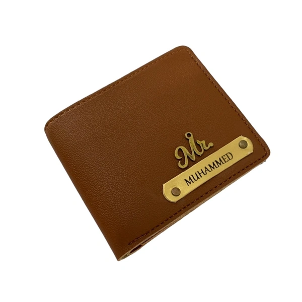 imported vegan leather wallet 2.0 TAN COLOR 