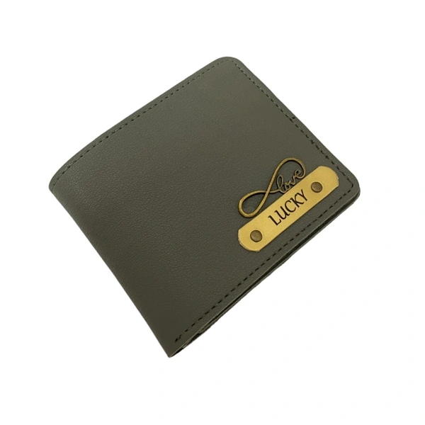 imported vegan leather wallet 2.0 GRAY COLOR 