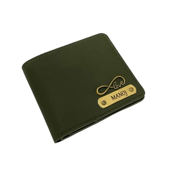 imported vegan leather wallet 2.0 GREEN COLOR 