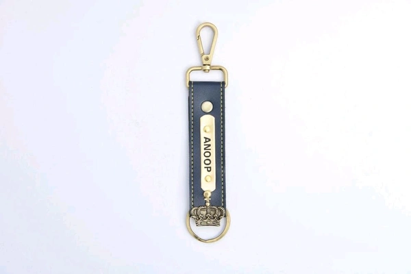 NAME Keychain  - Blue
