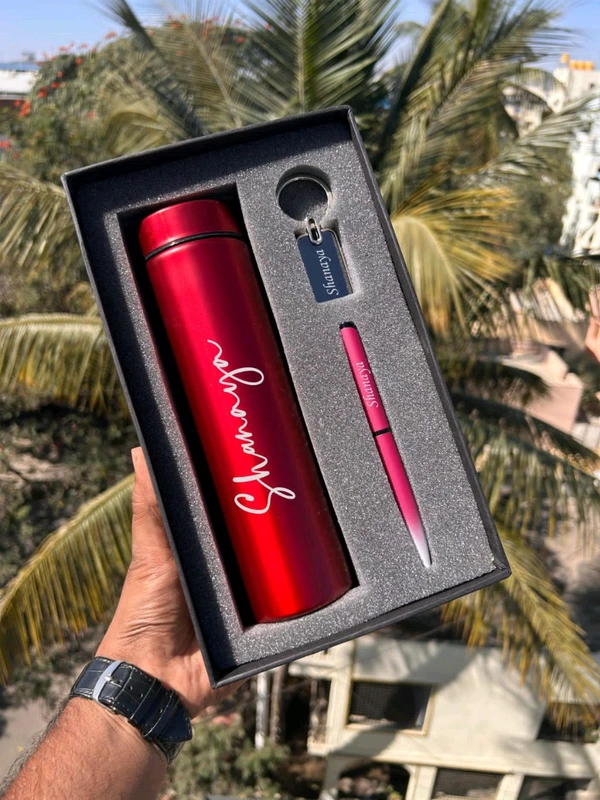 Botal + Pen + Keychain Combo 1.0 - Black