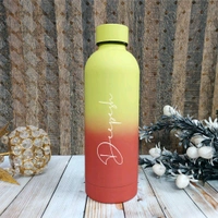 Stainless Steel vacuumed dual shade bottle