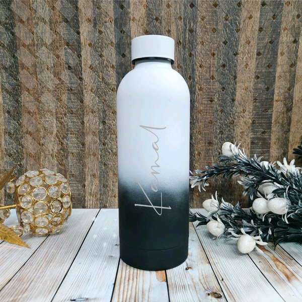 Stainless Steel vacuumed dual shade bottle