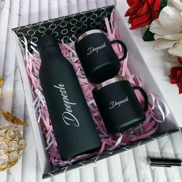 stainless Steel Vacuumed Flask +  Stainless Steel mug