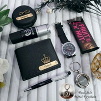 Newly  Italian Leather Essential Hamper For Him